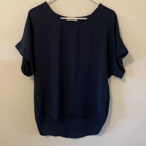 Navy Loose Blouse